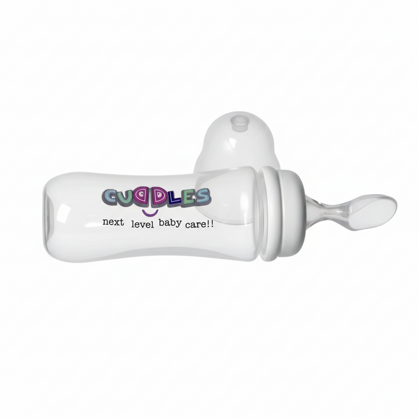 badge Cuddles Baby Spoon Feeder 5Oz/150Ml 4 Month