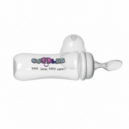 badge Cuddles Baby Spoon Feeder 5Oz/150Ml 4 Month